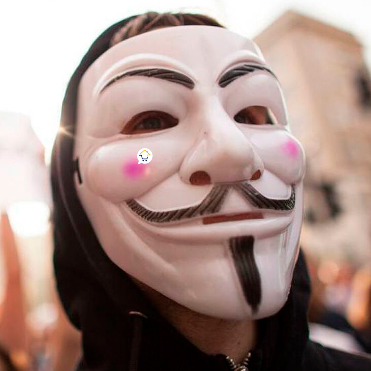 Miniatura 4 de Mascara Anonymous Hacker Fiesta OF102